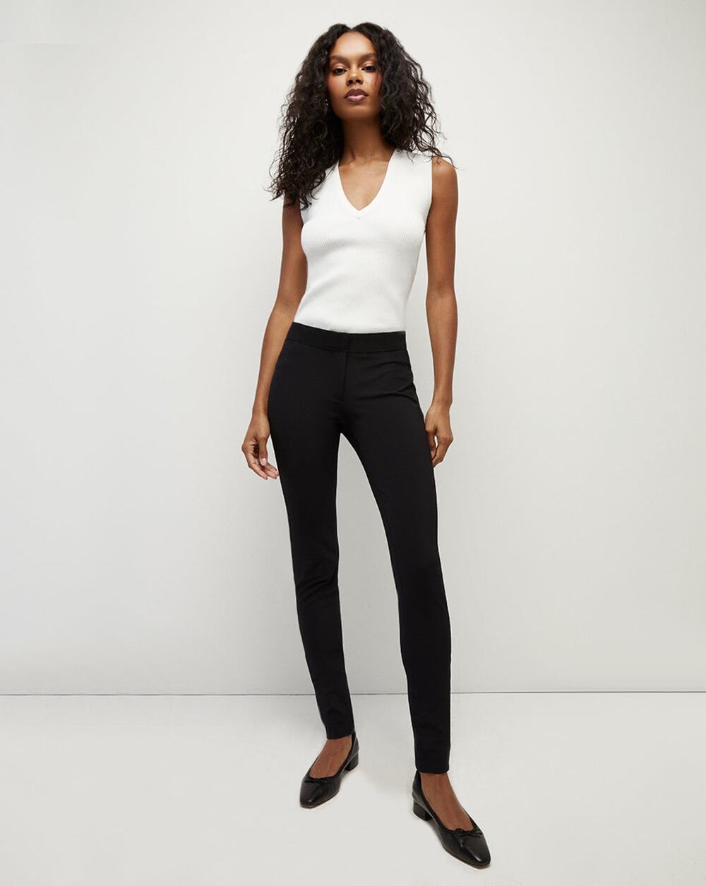 Veronica Beard Classic Black Scuba Leggings Pant Size 12